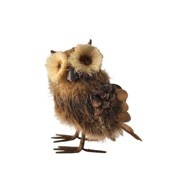 Decorative Owl Figurine wreaths DIY crafts, shelves, desks, or nature-themed dis - Picture 5 of 10